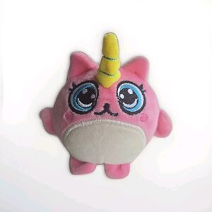 NWT Fluffy Friends By Stress Gear Unicat Bag Charm Stress Squeezy Sensory 4"